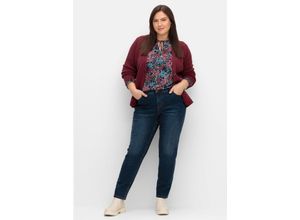 4063136896165 - Große Größen Schmale Jeans in Curvy-Schnitt PIA in 5-Pocket-Form dark blue Denim Gr42