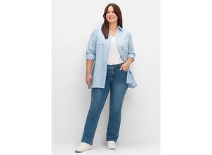 4063136896561 - Große Größen Bootcut-Jeans in Curvy-Schnitt SUSANNE blue Denim Gr42