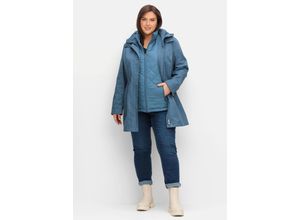 4063136900442 - Große Größen 3-in-1-Outdoorjacke mit Weste taubenblau Gr40