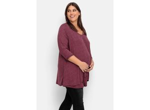 4063136917730 - Große Größen Stillshirt in Layer-Optik mit Raffung am Ausschnitt weinrot Gr40 42 4063136917730 - Große Größen Stillshirt in Layer-Optik mit Raffung am Ausschnitt weinrot Gr40 42