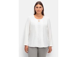 4063136954230 - Große Größen Tunika aus feinem Crêpe mit Biesen vorn ecru Gr54 4063136954230 - Große Größen Tunika aus feinem Crêpe mit Biesen vorn ecru Gr54