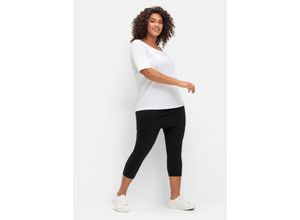 4063137003630 - Große Größen Leggings mit angesetztem Minirock schwarz Gr44