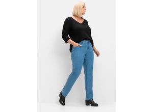 4063137012120 - Große Größen Schmale Stretch-Jeans im 5-Pocket-Stil blue Denim Gr56 4063137012120 - Große Größen Schmale Stretch-Jeans im 5-Pocket-Stil blue Denim Gr56
