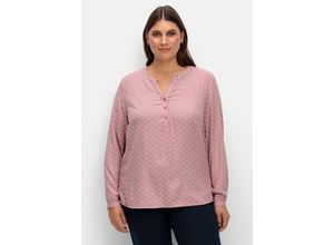 4063137023942 - Große Größen Tunika mit Alloverdruck und Knopfleiste rosé gemustert Gr54 4063137023942 - Große Größen Tunika mit Alloverdruck und Knopfleiste rosé gemustert Gr54