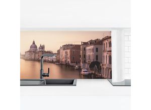 4063307744189 - Micasia - Küchenrückwand - Abendstimmung in Venedig Größe HxB 40cm x 140cm Material Smart