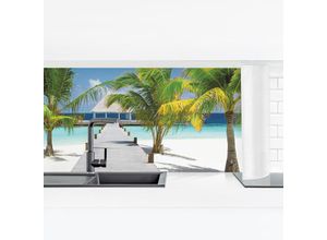 4063307763234 - Micasia - Küchenrückwand - Catwalk to Paradise Größe HxB 50x175cm Material Smart