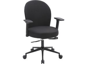 4063324465661 - Bürodrehstuhl Ben mit Armlehnen und Stahl-Fußkreuz schwarz