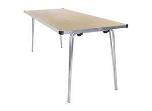 4063324527109 - Klapptisch Gopak 4-Fuß-Gestell 1830 x 685 mm Gestell Aluminium Platte Ahorn