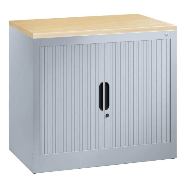 4063332098202 - Aktenschrank 3251-00 Kunststoff Stahl abschließbar 2 OH 80 x 72 x 42 cm silber 4063332098202 C+P-Möbel