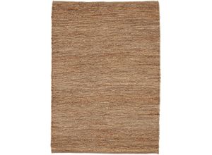 4063375020598 - Teppich CARPETFINE Nala Juteteppich Teppiche Gr B L 140 cm x 200 cm 9 mm 1 St beige Esszimmerteppiche wendbar aus 100% Jute in vielen Größen und Formen quadratisch rund