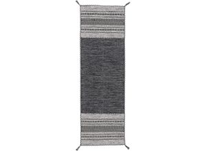 4063375022738 - Läufer CARPETFINE Kelim Azizi Teppiche Gr B L 80 cm x 400 cm 5 mm 1 St schwarz Fransenteppich Kurzflor-Läufer Baumwolle Wendeteppich mit Fransen Wohnzimmer 4063375022738 - Läufer CARPETFINE Kelim Azizi Teppiche Gr B L 80 cm x 400 cm 5 mm 1 St schwarz Fransenteppich Kurzflor-Läufer Baumwolle Wendeteppich mit Fransen Wohnzimmer