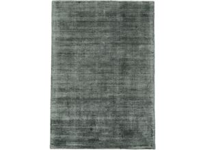 4063375023407 - Teppich CARPETFINE Ava Viskoseteppich Teppiche Gr B L 200 cm x 290 cm 13 mm 1 St grün (dunkelgrün) Esszimmerteppiche Seidenoptik leichter Glanz auch als Läufer erhältlich