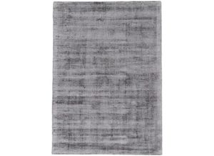 4063375023483 - Teppich CARPETFINE Ava Viskoseteppich Teppiche Gr B L 200 cm x 290 cm 13 mm 1 St grau (hellgrau) Esszimmerteppiche Seidenoptik leichter Glanz auch als Läufer erhältlich