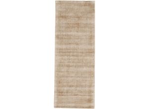 4063375025814 - Teppich CARPETFINE Ava Viskoseteppich Teppiche Gr B L 80 cm x 300 cm 13 mm 1 St beige Esszimmerteppiche Seidenoptik leichter Glanz auch als Läufer erhältlich