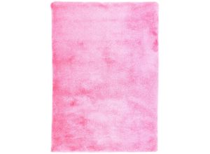 4063375027245 - Hochflor-Teppich CARPETFINE Breeze Teppiche Gr B L 160 cm x 230 cm 45 mm 1 St rosa Esszimmerteppiche besonders weich mit leichtem Glanz Garn Wohnzimmer