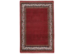 4063375029997 - Orientteppich WOVEN ARTS Orientteppich Mir Teppiche Gr B L 60 cm x 90 cm 15 mm 1 St rot Orientalische Muster handgeknüpft Wohnzimmer reine Wolle