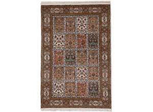 4063375030566 - Orientteppich WOVEN ARTS Orientteppich Bakhtiar Teppiche Gr B L 60 cm x 90 cm 15 mm 1 St beige (creme) Orientalische Muster handgeknüpft Wohnzimmer reine Wolle