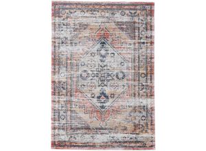 4063375033536 - Teppich CARPETFINE Omen_1 Teppiche Gr B L 200 cm x 290 cm 3 mm 1 St orange Orientalische Muster Orient Vintage Look