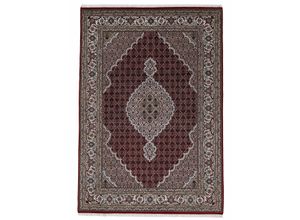 4063375035509 - Orientteppich WOVEN ARTS Orientteppich Tabriz Mahi Teppiche Gr B L 120 cm x 180 cm 15 mm 1 St rot Orientalische Muster handgeknüpft Wohnzimmer reine Wolle