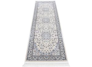 4063375039958 - Läufer CARPETFINE Nain Diane Teppiche Gr B L 80 cm x 300 cm 8 mm 1 St beige (creme) Küchenläufer Kurzflorteppich Orient Look