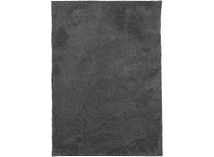 4063375087072 - Hochflor-Teppich CARPETFINE Silky Teppiche Gr B L 140 cm x 200 cm 20 mm 1 St grau Esszimmerteppiche Shaggy Langflor uni besonders weich handarbeit