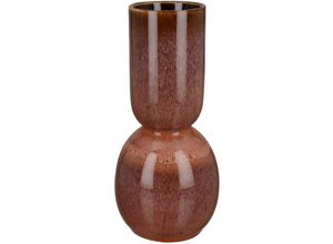 4063387324288 - GILDE Tischvase Vase Rasto aus Keramik Höhe ca 30 cm (1 St) wasserdicht rosa