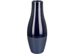 4063387324639 - GILDE Tischvase Vase Sky bauchig aus Keramik Höhe ca 41 cm (1 St) wasserdicht blau