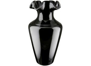 4063387325469 - GILDE Tischvase Vase Irina aus Keramik Höhe ca 40 cm (1 St) wasserdicht schwarz