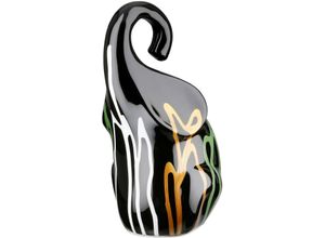4063387332146 - Tierfigur GILDE Figur Elefant Scuro schwarz H 26 cm schwarz B14cm H26cm T125cm Keramik Dekofiguren