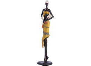 4063387377772 - Afrikafigur GILDE Afrikanerin Auma Dekofiguren Gr B H T 15 cm x 61 cm x 12 cm braun Weitere Figuren Skulpturen