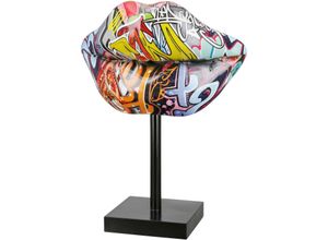 4063387378113 - Dekofigur CASABLANCA BY GILDE Skulptur Kiss Street Art Dekofiguren Gr B H T 195 cm x 26 cm x 9 cm bunt Deko-Objekte