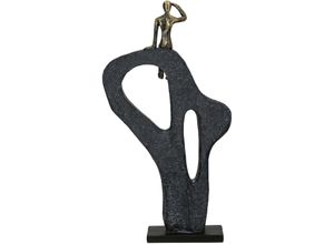 4063387378724 - Dekoobjekt CASABLANCA BY GILDE Skulptur Blick in die Ferne bronzefarben H 47 cm braun (bronzefarben) B25cm H47cm T75cm Kunstharz Dekofiguren