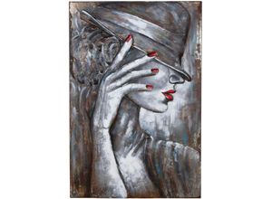 4063387384770 - Metallbild CASABLANCA BY GILDE Bild rechteckig Casablanca weiß H 120 cm weiß (farbe bild(er) weiß) B80cm H120cm T6cm Metall Bilder
