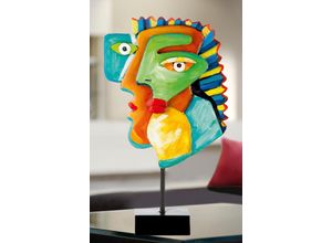 4063387449622 - Fantasy-Figur CASABLANCA BY GILDE Skulptur Vista doppio Dekofiguren Gr B H T 32 cm x 56 cm x 11 cm bunt (mehrfarbig) Weitere Figuren Skulpturen