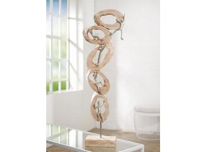 4063387512500 - Dekofigur GILDE Skulptur Climb Dekofiguren Gr B H T 80 cm x 40 cm x 5 cm beige (naturfarben) Weihnachtsengel Weihnachtsfiguren