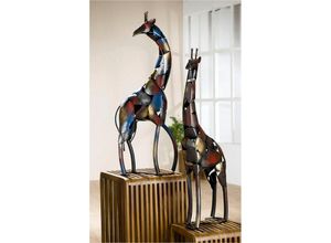 4063387518687 - Tierfigur GILDE Figur Giraffe Melman Dekofiguren Gr B H T 24 cm x 64 cm x 15 cm bunt (mehrfarbig) Weihnachtsengel Weihnachtsfiguren