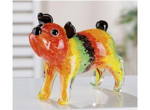 4063387519004 - Tierfigur CASABLANCA BY GILDE Skulptur Hund Boddy\ Dekofiguren Gr B H T 24 cm x 16 cm x 9 cm bunt Weihnachtsengel Weihnachtsfiguren