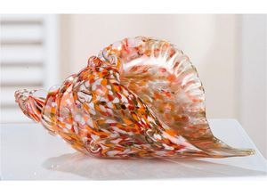 4063387519127 - Dekofigur CASABLANCA BY GILDE Skulptur Muschel\ Dekofiguren Gr B H T 28 cm x 14 cm x 13 cm orange Weihnachtsengel Weihnachtsfiguren