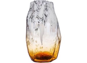 4063387524992 - Casablanca by Gilde Tischvase Glasart Vase Arte Höhe ca 29 cm (1 St) aus durchgefärbtem Glas wasserdicht orange