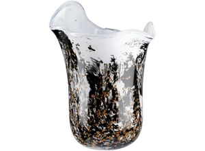 4063387528938 - Tischvase GILDE Vase Petunia schwarz-weiß schwarz-weiß (schwarz weiß) B17cm H215cm T17cm Ø17cm Glas Vasen 4063387528938 - Tischvase GILDE Vase Petunia schwarz-weiß schwarz-weiß (schwarz weiß) B17cm H215cm T17cm Ø17cm Glas Vasen