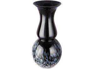 4063387529072 - GILDE Tischvase Vase Rémy (1 St) Europäische Handarbeit aus durchgefärbtem Glas schwarz