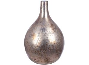 4063387530856 - Bodenvase GILDE Vase Peso grau H56 cm grau B34cm H56cm T34cm Glas Vasen