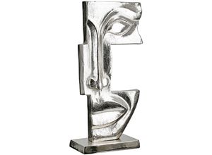 4063387539859 - Fantasy-Figur CASABLANCA BY GILDE Skulptur Gesicht Big Lips silber (silberfarben) B21cm H40cm T9cm Aluminium Dekofiguren 4063387539859 - Fantasy-Figur CASABLANCA BY GILDE Skulptur Gesicht Big Lips silber (silberfarben) B21cm H40cm T9cm Aluminium Dekofiguren
