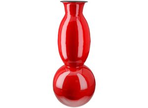 4063387580080 - Bodenvase GILDE Vase Neo rot H49 cm rot B20cm H49cm T20cm Ø20cm Eisen Vasen