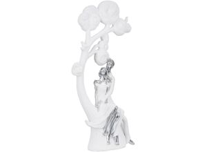 4063387588147 - Dekofigur CASABLANCA BY GILDE Figur Paar  Baum Tree of love weiß H 395 cm weiß B205cm H395cm T105cm Kunstharz Dekofiguren