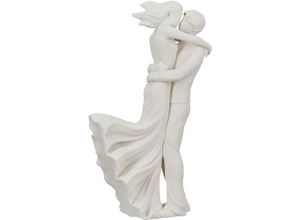 4063387588543 - Dekofigur GILDE Figur Paar Couple in the wind weiß H 305 cm weiß B14cm H305cm T10cm Kunstharz Dekofiguren