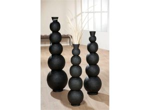 4063387590171 - Bodenvase CASABLANCA BY GILDE Bodenvase Rotonda\ Vasen Gr B H T 20 cm x 76 cm x 20 cm schwarz Blumenvasen