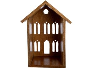 4063387591536 - Dekoobjekt GILDE Dekoobjekt Haus naturfarben H 54 cm beige (naturfarben) B30cm H54cm T18cm Mangoholz Dekofiguren