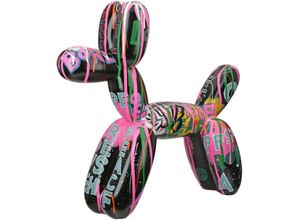 4063387596043 - Tierfigur CASABLANCA BY GILDE Figur Hund Pallone H 40 cm schwarz B41cm H40cm T13cm Kunstharz Dekofiguren
