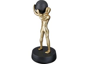 4063387601891 - Dekofigur GILDE Skulptur Strong Dekofiguren Gr B H T 16 cm x 355 cm x 16 cm goldfarben Deko-Objekte